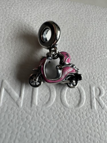 Pandora silver pink scooter - pink,