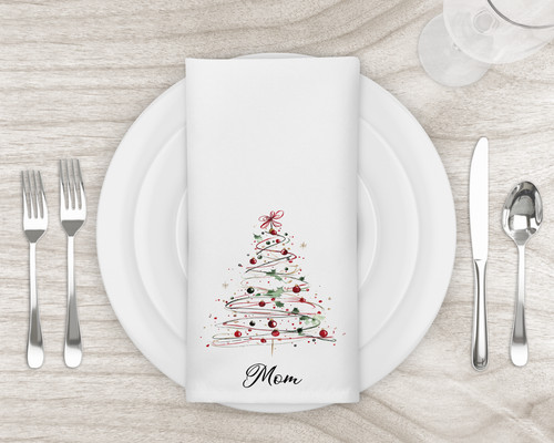 Personalised christmas tree - christmas,