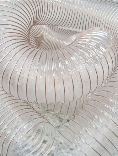 Clear flexi ducting - clear,