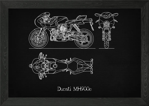 Ducati mh900e framed - mh900e,