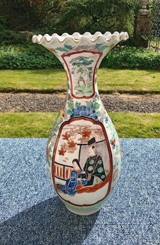 Large handpainted antique - handpainted,