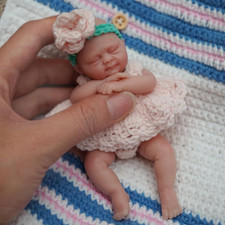 4.5 Inch Mini Reborn Baby Girl