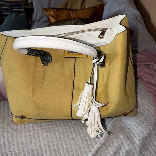 River island mustard tote bag - mustard,