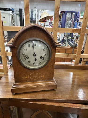 Edwardian mantle clock - edwardian,
