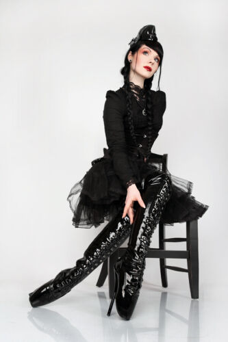 Patent ballet high heels - , over