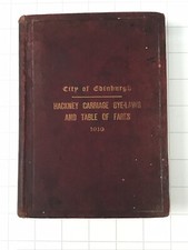 EDINBURGH, Hackney Carriage By