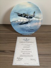 Coalport Out On Exercise Plate Reach For The Sky Complete With Box & Certificate