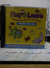 UNDER THE SEA PC CD ROM Play & Learn Learning Fun With Dan and Whizzo KIDS