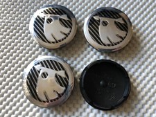 4x Skodas Alloy Wheel Hub Centre Cap Set Center Caps VRS 56mm Carbon Fiber