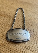 Vintage brandy decanter - decanter, label