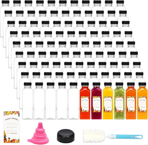 160pcs 16oz plastic juice - 16oz,