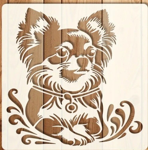 R39 dog stencil - dog,