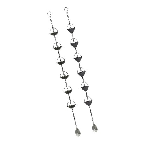 Rain chains divert water sheds - rain,