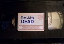 RARE VHS TAPE THE LIVING DEAD