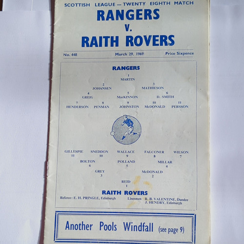 Rangers raith rovers 29 - v, rovers.
