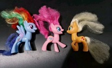 My Little Pony Pinkie Pie, Rainbow Dash, Apple Jack Figure 8.5cm Toy 184