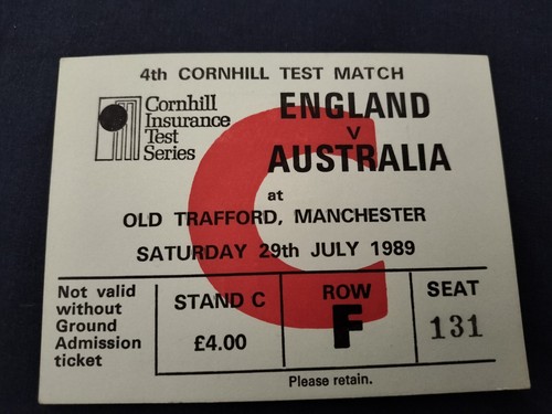 Vintage match ticket england - vintage,