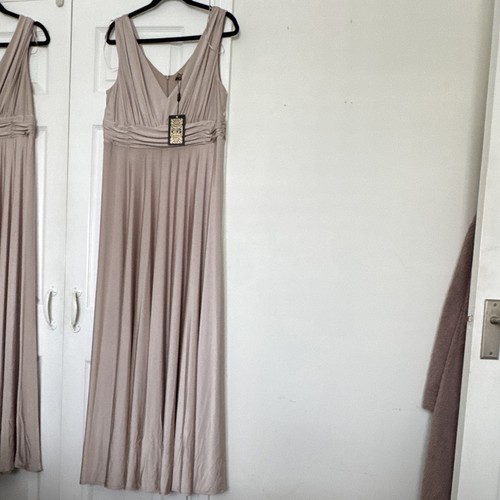 Biba champagne satin maxi - biba,