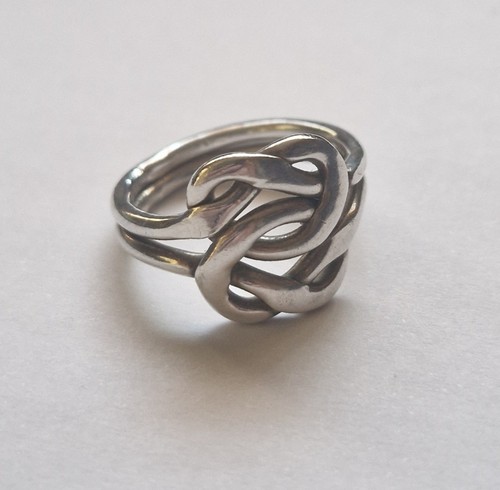 Silver celtic lovers - silver,