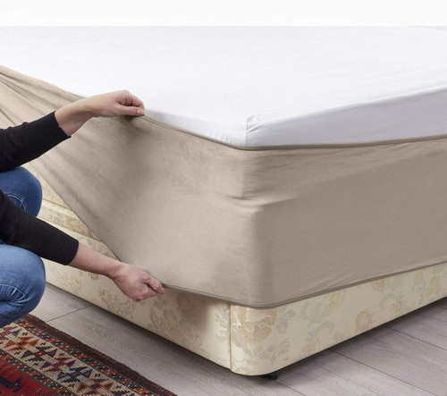 Bed wrap faux suede - bed,