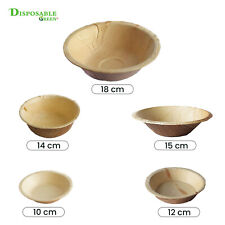 Areca Palm Leaf Bowls Round