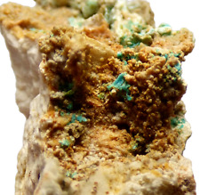 Chrysocolla Smithsonite Selenite Wadebridge Mine Derbyshire UK  Mineral Specimen