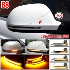For Audi A3 8P A4 B8 A5 Dynamic LED Mirror Indicator Turn Signal Light Pair ?UK