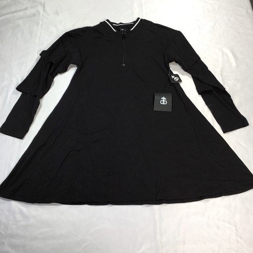 Drop dead dress size - dead, black