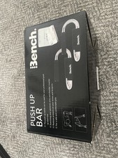 Bench Push Up Bars Pair Home Gym Workout