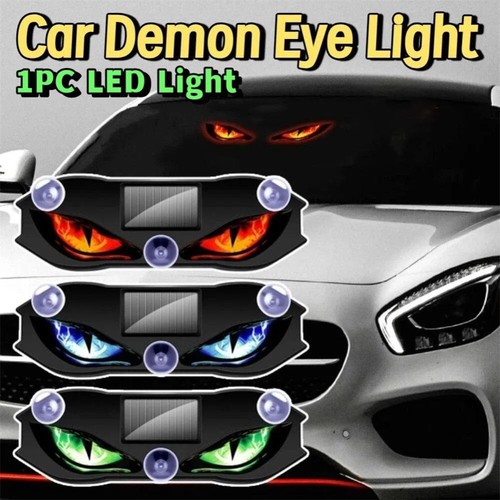 Solar demon eye led car - solar, window