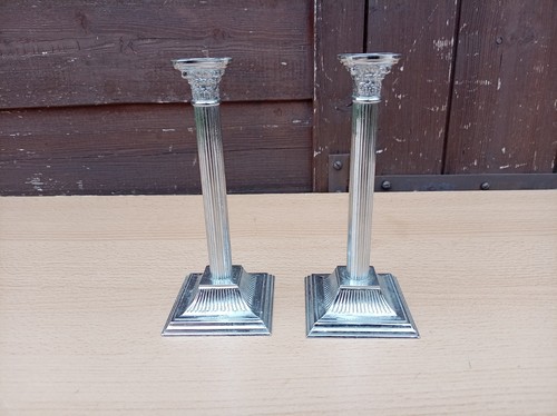 Pair chrome corinthian - of,