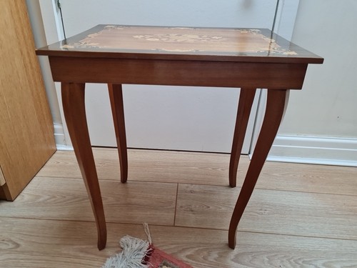 Vintage marquetry inlaid - marquetry,