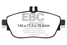 EBC Ultimax Frt Pads for Mercedes CLA Class Shooting Brake X117 250 2.0T 211 15>