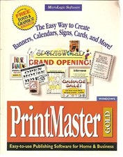 PrintMaster Gold Publishing