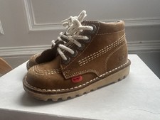 Unisex Kickers Tan Boots 9 Eu