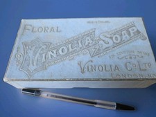 Two Vinolia Soap Boxes -