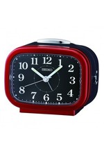 Seiko Red Bedside Bell Alarm