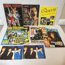 International Queen Fan Club Issues & Book Magazine Tribute Freddie Mercury Lot