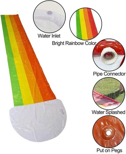 Inflatable slip and slide - slip,