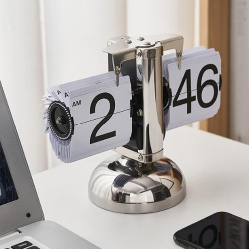 Digital flip desk clock - digital,