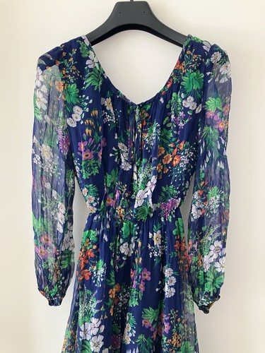 Vintage 1970s cobalt blue