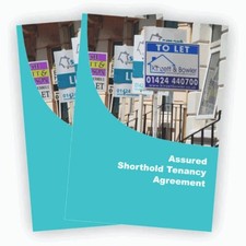 Assured Shorthold Tenancy Agreement furnished or unfurnished Pack of 2