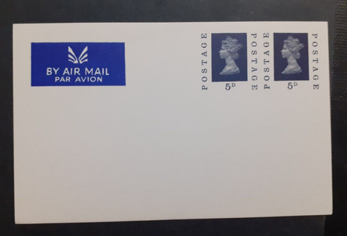 Qeii postal stationery 5d - qeii,