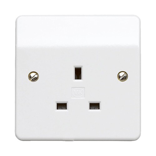 Unswitched socket gang - 1,