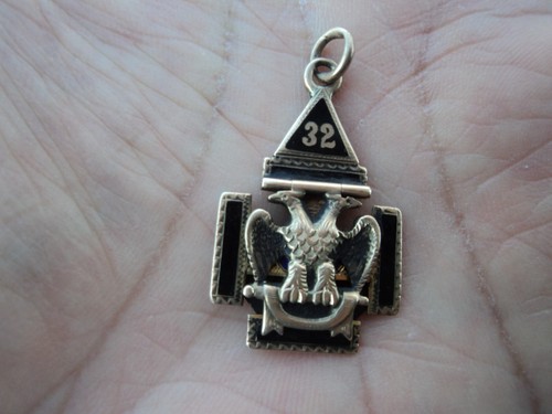 Vintage 10k gold masonic - 10k, 32