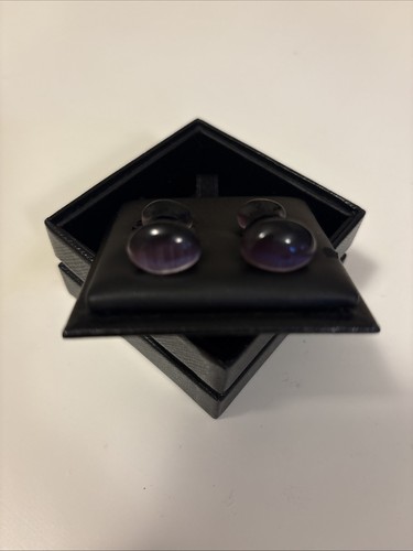 Tateossian cufflinks purple - -,