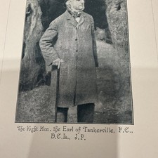 NORTHUMBERLAND 1895 - EARL OF TANKERVILLE - chillingham castle BELFORD