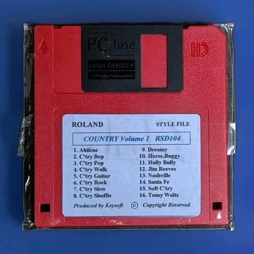 Roland keyboard style disk - keyboard,