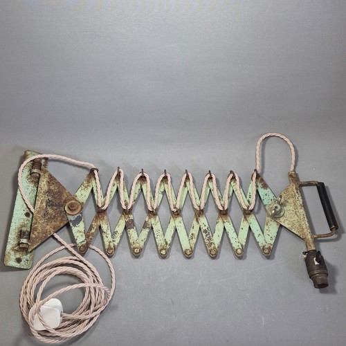 Vintage industrial scissor - vintage,