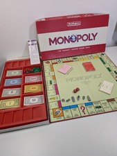 Waddingtons Monopoly Board Game 1980s Edition Complete